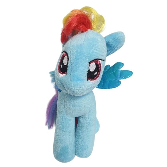 Ty My Little Pony Rainbow Dash Plush Toy 7.5" Stuffed Animal MLP 2015 Embroider - Picture 4 of 6